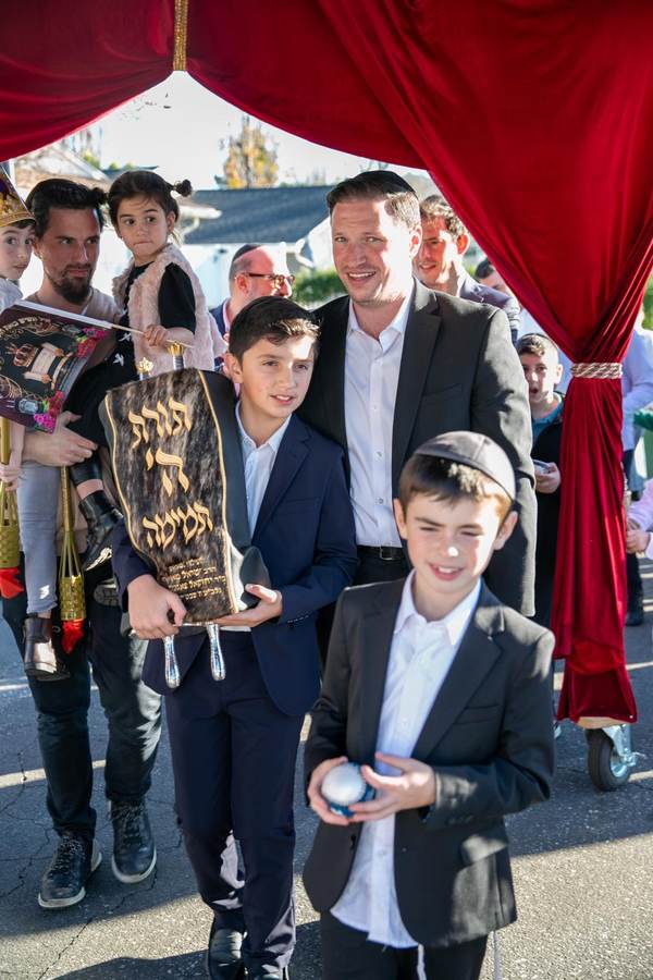 The Sefer Torah carried under the chuppah